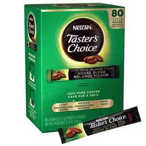 NESCAFE NES66488 Nescafe 0.06 Oz Decaf Taster's Choice Stick Package Of 80