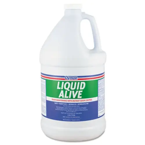 Dymon Liquid Alive Enzyme Producing Bacteria, 1gal, Bottle, Carton Of 4 Dymon Liquid Alive Enzyme Producing Bacteria, 1gal, Bottle, Carton Of 4