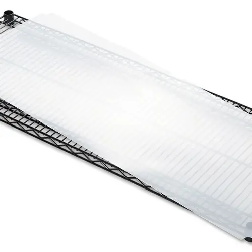 Alera Alera   Shelf Liners For Wire Shelving, Clear Plastic, 48w X 18d, Package Of 4