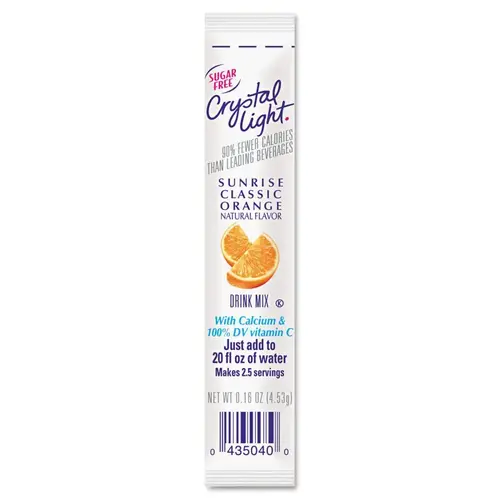 Crystal Light On The Go 0.16 Oz Packets Sunrise Orange Drink Mix Package Of 30 Crystal Light On The Go 0.16 Oz Packets Sunrise Orange Drink Mix Package Of 30