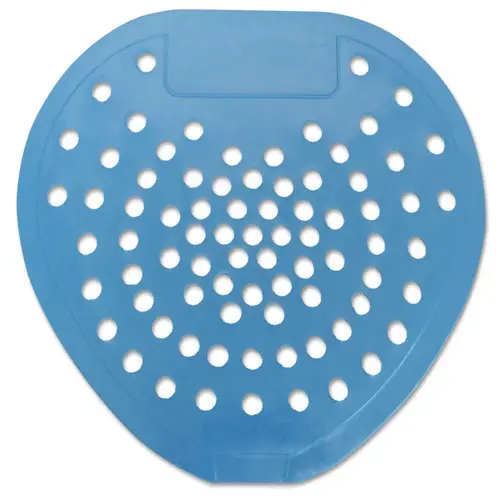 Hospeco Health Gards Vinyl Urinal Screen, Blue, Mint, Carton Of 12 Hospeco Health Gards Vinyl Urinal Screen, Blue, Mint, Carton Of 12