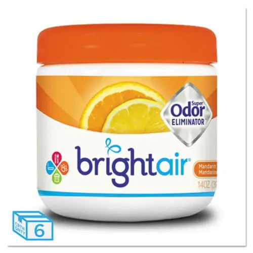 Bright Air Odor Eliminator Mandarin Orange And Fresh Lemon 14 Oz Carton Of 6