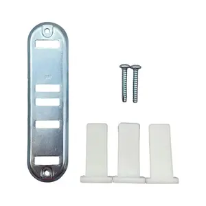 Brixwell 8-330 Gray Wood Closet Door By-Pass Floor Guide