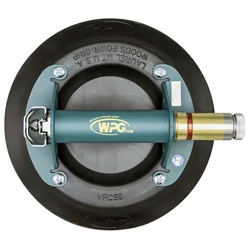 9" Hand Cup for Flat or Curved Surfaces with Low Vacuum Audio Alarm 9" Hand Cup for Flat or Curved Surfaces with Low Vacuum Audio Alarm