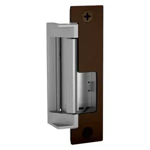HES 4500C-613E Fire Rated Electric Strike 12/24VDC/VAC Includes 2 Faceplates (4-7/8" x 1-1/4"), Mortise & Cylindrical LatcMax 3/4" Throw, 613E/US10BE Dark Oxidized Satin Bronze