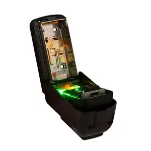 Wolflok WOLFLOK PRO Maximum Security Key Lock Box with Illuminated Buttons and Enhanced Security, Replaceable CR2032 3-Volt Lithium Battery, 2 Year/2000 Cycle Battery Life, Includes Weather Resistant Cover, Interior Dimensions 3.7" x 2.2" x 0.8"