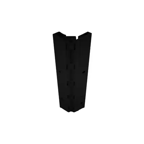 Full Surface Geared Continuous Hinge, 1/16" Door Inset, Heavy Duty, 95", Up to 450lbs, 315/B Black Anodized