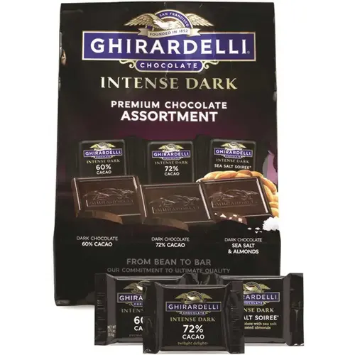 Ghirardelli Intense Dark Chocolate Premium Collection, 15.01 Oz Bag Ghirardelli Intense Dark Chocolate Premium Collection, 15.01 Oz Bag