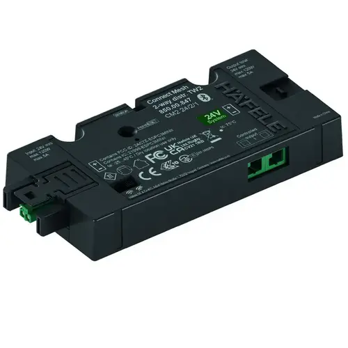 Connect Mesh 2-Way Distributor, Plastic Material, 2-Pin Multi-White 2-Wire Technology, 120 W Power Rating, Black Finish