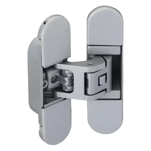 Door hinge, Startec H7, concealed, for flush interior doors up to 50/70 kg 3D adjustable, size 111.5 mm, Satin chrome matte, chrome plated Door hinge, Startec H7, concealed, for flush interior doors up to 50/70 kg 3D adjustable, size 111.5 mm, Satin chrome matte, chrome plated