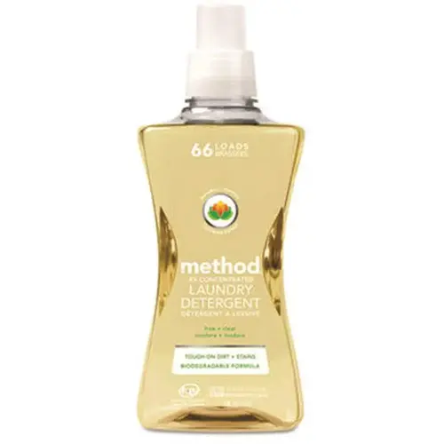 Method 4x Concentrated Laundry Detergent Free & Clear 53.5 Oz Bottle Carton Of 4 Method 4x Concentrated Laundry Detergent Free & Clear 53.5 Oz Bottle Carton Of 4