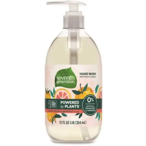 Seventh Generation Natural Hand Wash,mandarinorange&grapefruit,12oz, Carton Of 8