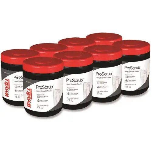 Wypall Heavy-Duty Waterless Cleaning Wipes, Carton Of 400