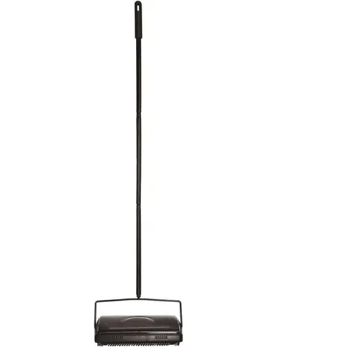 Alpine Industries Manual Triple Brush Flor And Carpet Sweeper Black Alpine Industries Manual Triple Brush Flor And Carpet Sweeper Black