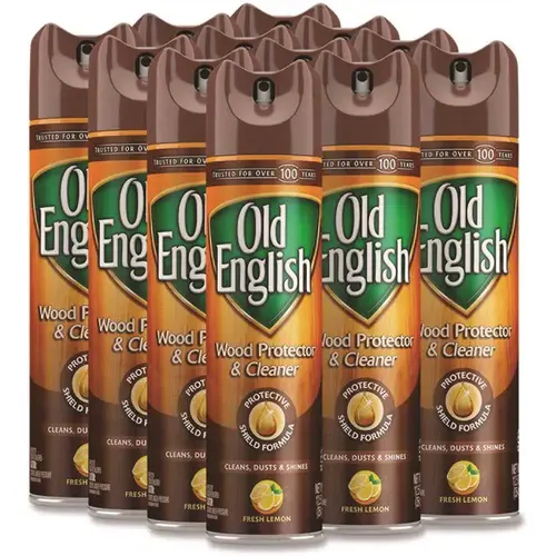 Old English Furniture Polish, 12.5 Ounce Aerosol Can, Carton Of 12