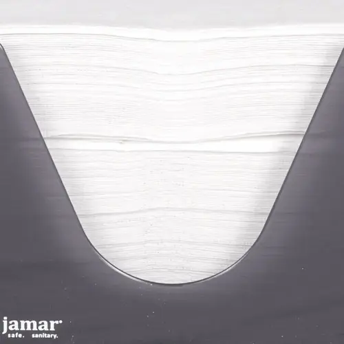 San Jamar Countertop Folded Towel Dispenser, Plastic, Black Pearl