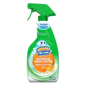 SCRUBBING BUBBLES 306111 Scrubbing Bubbles 32 Oz Multi Surface Bathroom Cleaner, Citrus Scent, Case Of 8