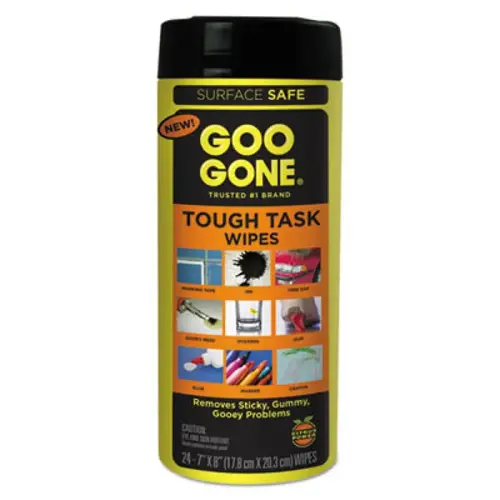 Goo Gone Clean Up Citrus Scent Wipes, Carton Of 96