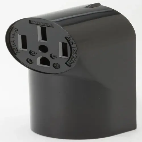 Hubbell Rr450 Single Phase Straight Blade Receptacle, 125/250 Vac, 50 A