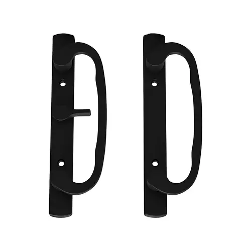 Patio Door Handle Offset Latch Black Finish Patio Door Handle Offset Latch Black Finish