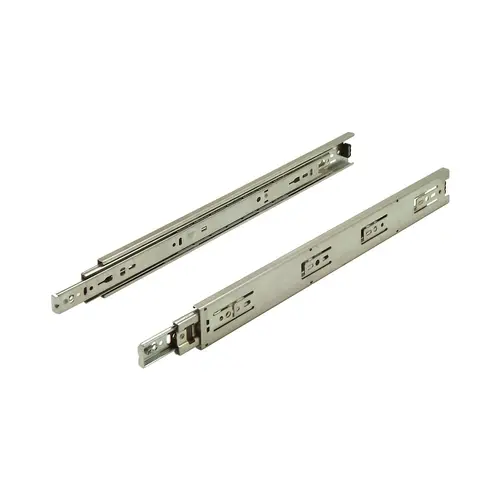 Accuride CH3832 Weather Resistant, Telescopic Side Mounted Cam Adjust Slide, Full Extension, 100 lbs Weight Capacity 500 mm 500 mm 20" Zinc electroplated Pair Accuride CH3832 Weather Resistant, Telescopic Side Mounted Cam Adjust Slide, Full Extension, 100 lbs Weight Capacity 500 mm 500 mm 20" Zinc electroplated Pair