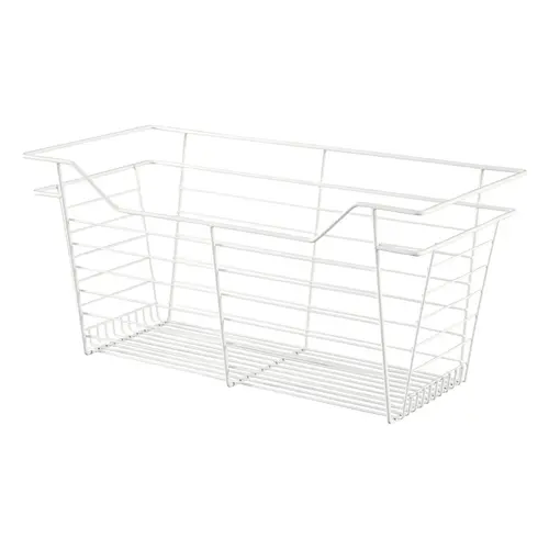 Wire Closet Basket, with Full Extension Slides Chrome-plated, 14" x 17" x 6", with zinc-plated 14" slides Wire Closet Basket, with Full Extension Slides Chrome-plated, 14" x 17" x 6", with zinc-plated 14" slides