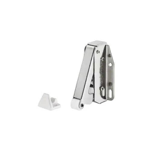 Quick-Latch Automatic Spring Catch, Quick, for screw fixing Bright galvanized Counterpiece: White, catch: Bright galvanized, brass plated or burnished Quick-Latch Automatic Spring Catch, Quick, for screw fixing Bright galvanized Counterpiece: White, catch: Bright galvanized, brass plated or burnished