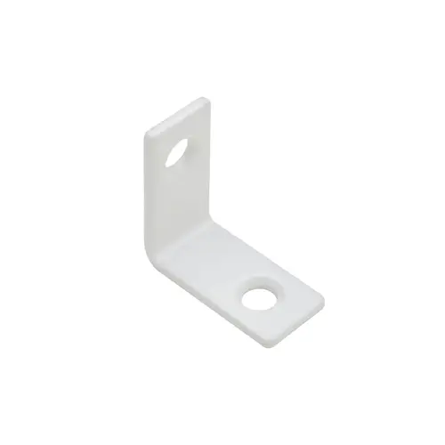 Angle Bracket, Epoxy Coated 27 x 27 x 15 mm, steel, White Angle Bracket, Epoxy Coated 27 x 27 x 15 mm, steel, White