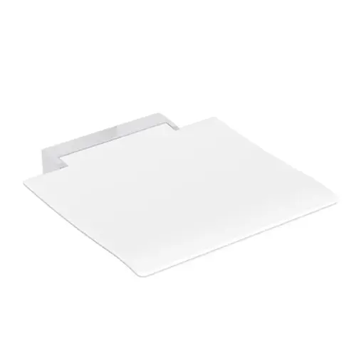 Hinged Seat 450, HEWI 801 Series Seat: White Bracket: Powder-coated white, available in 8 colours