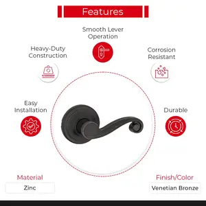 Kwikset 788LLRH-11P Signature Series Half Inactive/Dummy Lever