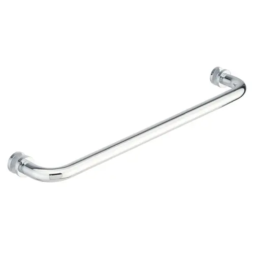 Oceana 22" c/c Single-Sided Towel Bar with Rosettes - Polished Chrome Oceana 22" c/c Single-Sided Towel Bar with Rosettes - Polished Chrome