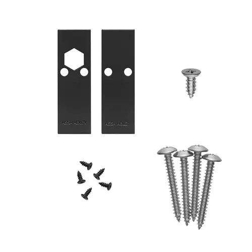 Fastener Kit for Automatic Door Bottoms 4131C and STC4131C Clear Aluminum Finish Fastener Kit for Automatic Door Bottoms 4131C and STC4131C Clear Aluminum Finish