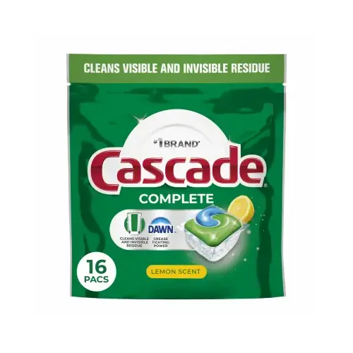 Dishwasher Detergent Complete Lemon Scent Pods 8.5 oz Dishwasher Detergent Complete Lemon Scent Pods 8.5 oz