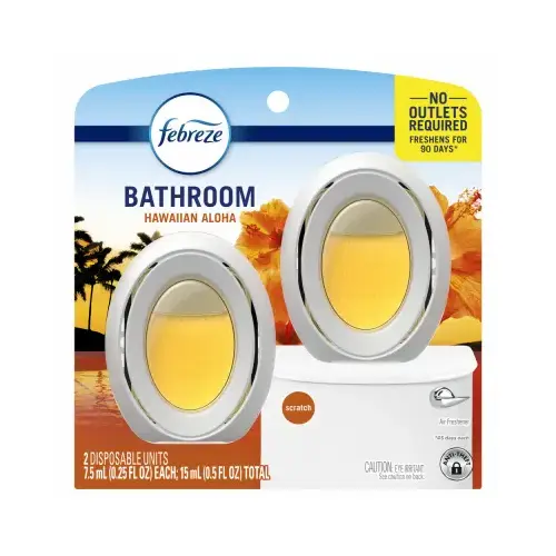 Bathroom Odor Eliminators, Hawaiian Aloha, 2-Ct. Bathroom Odor Eliminators, Hawaiian Aloha, 2-Ct.