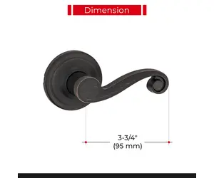 Kwikset 788LLRH-11P Signature Series Half Inactive/Dummy Lever