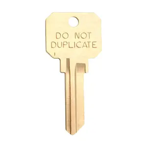 Kwikset DND-1063KW KW1 Do Not Duplicate Blank Key Gold - pack of 50