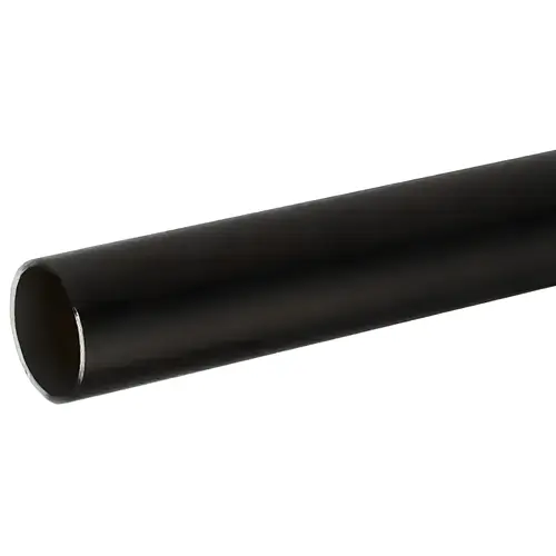 Round Aluminum Rod, Aluminum Material, 1-5/16" Diameter, 8 Ft Length, 14 Gauge Thickness, Matte Black Finish