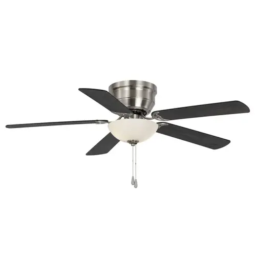 Seasons Torrance 52" LED Ceiling Fan, Hugger, Indoor, Brushed NICKEL Seasons Torrance 52" LED Ceiling Fan, Hugger, Indoor, Brushed NICKEL