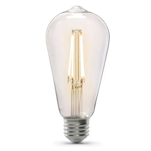 Feit Electric Vintage Edison LED Bulb, E26 Base, 2100k, 5.5 Watts, Package Of 8 Feit Electric Vintage Edison LED Bulb, E26 Base, 2100k, 5.5 Watts, Package Of 8