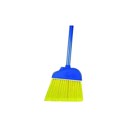 700TRI Kitchen Broom, 10 in Sweep Face, Polypropylene Bristle, Steel Handle Blue
