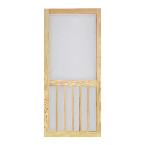 Timberline Pressure Treated Wood Screen Door Natural 32" Width 81" Height 1" Thickness
