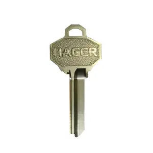 Hager 165065 3907 H1 KEY BLANK