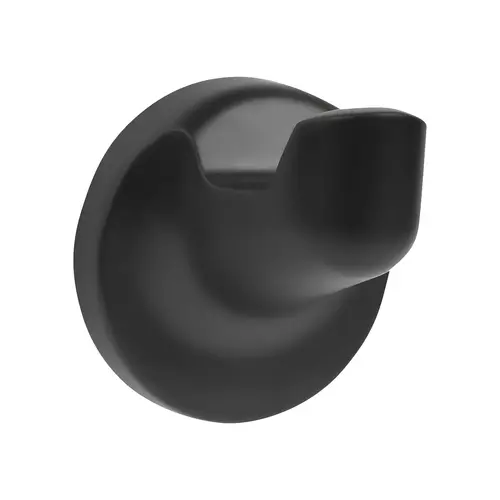 Seal Beach Collection Single Robe Hook Matte Black Finish
