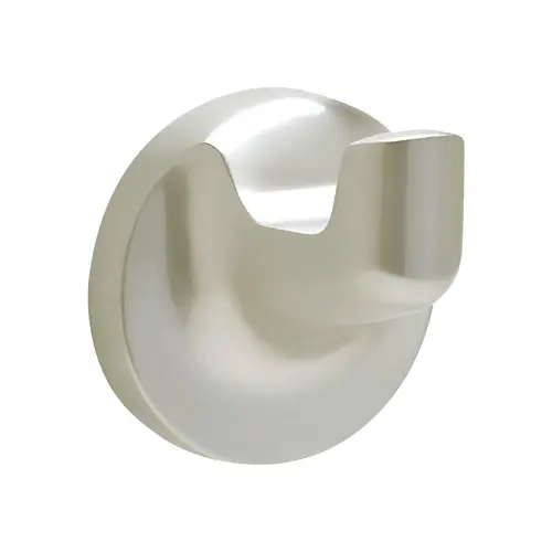 Seal Beach Collection Single Robe Hook Satin Nickel Finish Seal Beach Collection Single Robe Hook Satin Nickel Finish
