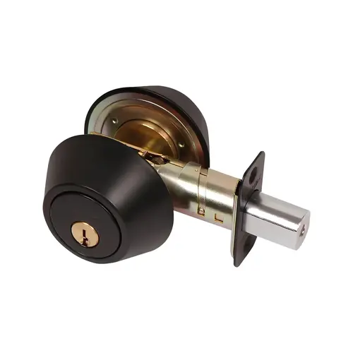 Single Cylinder Deadbolt Oil Rubbed Bronze Finish