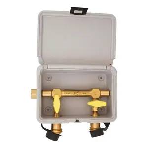 MEC ME952GRY Gas Outlet Box Dual in Gray