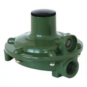 MEC MEGR-230 Single Stage Regulator 11 in. WC Vent Over Outlet 1/4 in. FNPT Inlet x 3/8 in. FNPT Outlet Replaces 23000