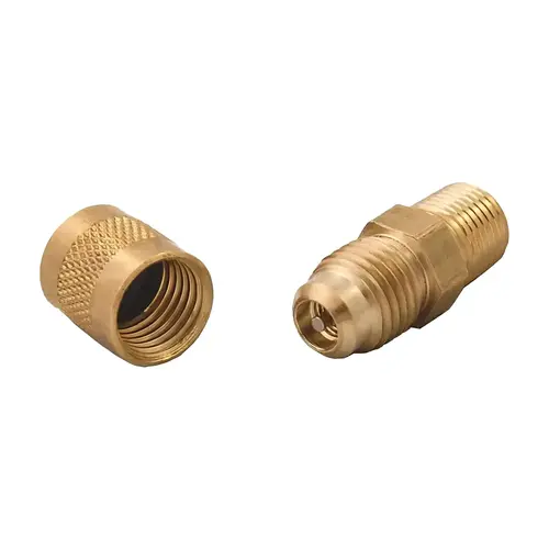 1/8 in. MNPT x 1/4 in. Flare Presto Style Schrader Valve