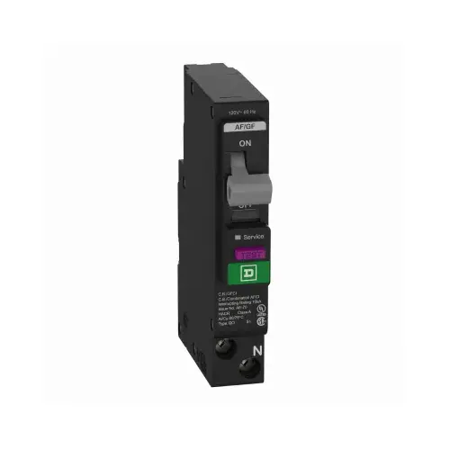 Square D QO 15A Single-Pole Dual Function Circuit Breaker Square D QO 15A Single-Pole Dual Function Circuit Breaker