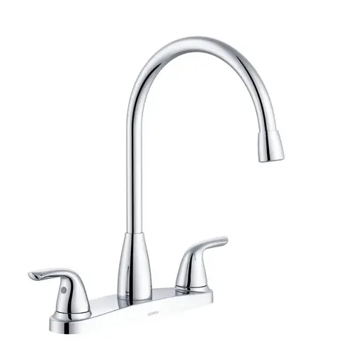 Gerber Plumbing Viper 2h High Arc Kitchen Faucet W/Out Spray 1.75gpm Chrome Gerber Plumbing Viper 2h High Arc Kitchen Faucet W/Out Spray 1.75gpm Chrome